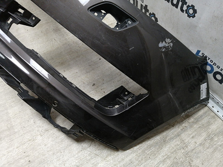 AA045529; Бампер передний; под паркт.; под омыват. (4L0 807 437 H) для Audi Q7 I рест. (2010-2015)/БУ; Оригинал; Р1, Мелкий дефект; 