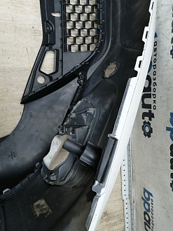 AA045684; Бампер передний, Track-Field; без паркт.; под омыват. (5N0807221T) для Volkswagen Tiguan I рест. (2011- 2016)/БУ; Оригинал; Р1, Мелкий дефект; 