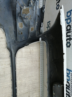 AA044867; Бампер передний; без паркт.; под омыват. (9684345077) для Peugeot 3008 I (2009-2013)/БУ; Оригинал; Р1, Мелкий дефект; 