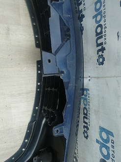 AA046011; Бампер передний; без паркт.; под омыват. (62022-BH10H) для Nissan Note I рест. (2009-2013)/БУ; Оригинал; Р1, Мелкий дефект; 