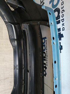 AA046290; Бампер передний; без паркт.; без омыват. (6400C950) для Mitsubishi ASX I (2010-2013)/БУ; Оригинал; Р1, Мелкий дефект; 