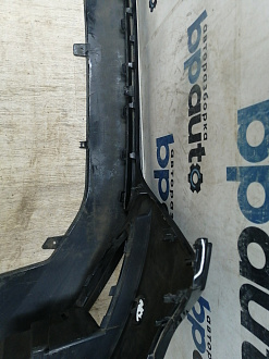 AA045593; Бампер передний; без паркт.; под омыват. (8K0 807 437 AC) для Audi A4 B8/БУ; Оригинал; Р1, Мелкий дефект; 