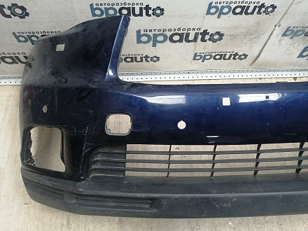 AA045947; Бампер передний; под паркт.; под омыват. (52119-0E220) для Toyota Highlander III (2014 — 2016)/БУ; Оригинал; Р1, Мелкий дефект; 