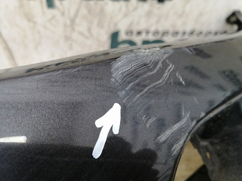 Фотография детали AA028998; Бампер передний; под паркт.; под омыват. (4L0 807 437 H) для Audi Q7 I рест. (2010-2015)/БУ; Оригинал; Р1, Мелкий дефект; . Фото номер 5