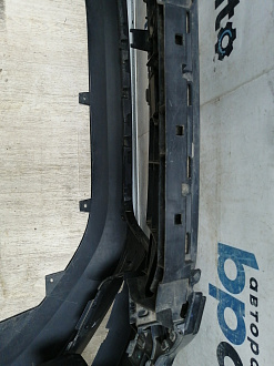 BA000163; Бампер передний; под паркт.; под омыват. (4G0 807 437) для Audi A6 C7/БУ; Оригинал; Р1, Мелкий дефект; 