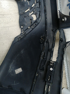 AA046013; Бампер задний; под паркт. (J8A2-17A958-AB) для Land Rover Range Rover Velar L560 (2017 - 2023)/БУ; Оригинал; Р1, Мелкий дефект; 