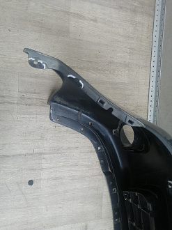 AA046010; Бампер передний; без паркт.; под омыват. (62022-BH10H) для Nissan Note I рест. (2009-2013)/БУ; Оригинал; Р1, Мелкий дефект; 