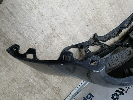 AA045534; Бампер передний; под паркт.; под омыват. (4L0 807 437 H) для Audi Q7 I рест. (2010-2015)/БУ; Оригинал; Р1, Мелкий дефект; 