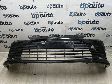 BA000243; Бампер передний; под паркт.; под омыват. (52119-06J20) для Toyota Camry 70 рест. (2021-2024)/БУ; Оригинал; Р1, Мелкий дефект; 