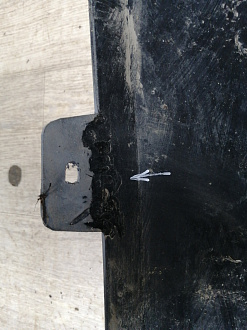 BA000143; Бампер задний; без паркт. (86611-4L000) для Hyundai/БУ; Оригинал; Р1, Мелкий дефект; 