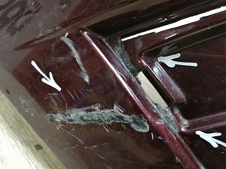 BA000079; Бампер передний; без паркт.; без омыват. (20999612) для Chevrolet Captiva/БУ; Оригинал; Р2, Удовлетворительное; 