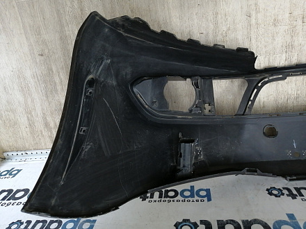 AA044391; Бампер передний; под паркт.; под омыват. (5СU807221) для Volkswagen Jetta VI (2010- 2014)/БУ; Оригинал; Р1, Мелкий дефект; 