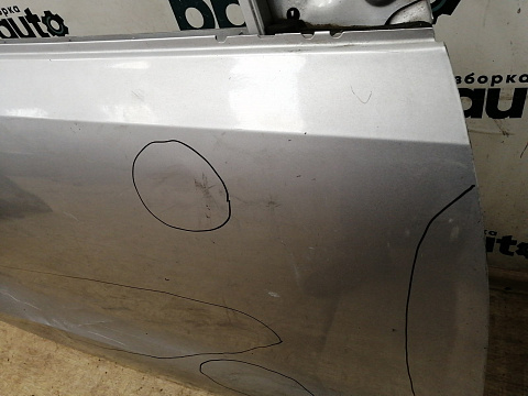 Фотография детали AA037996; Дверь передняя правая (6R4831056J) для Volkswagen Polo V Hatchback (2009-2013)/БУ; Оригинал; Р3, Под восстановление; . Фото номер 12