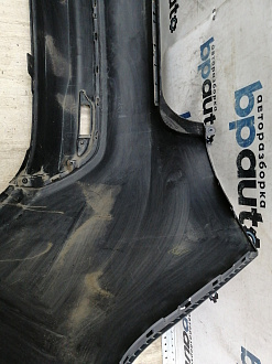 AA046110; Бампер задний; без паркт. (86611-4Y000) для Kia Rio III Sedan (2011- 2015)/БУ; Оригинал; Р1, Мелкий дефект; 