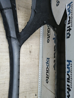 AA044881; Бампер передний; без паркт.; без омыват. (86511-A6000) для Hyundai I 30/БУ; Оригинал; Р2, Удовлетворительное; 