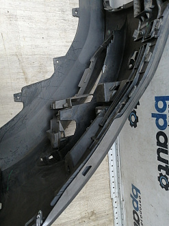 BA000164; Бампер передний; под паркт.; под омыват. (4G0 807 437) для Audi A6 C7/БУ; Оригинал; Р1, Мелкий дефект; 