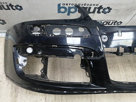 AA044515; Бампер передний; без паркт.; под омыват. (1K0807221D) для Volkswagen Jetta V (2005- 2010)/БУ; Оригинал; Р1, Мелкий дефект; 