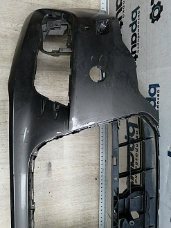 BA000164; Бампер передний; под паркт.; под омыват. (4G0 807 437) для Audi A6 C7/БУ; Оригинал; Р1, Мелкий дефект; 