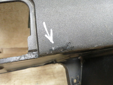 Фотография детали AA034216; Бампер передний нижняя часть (7111A-STX-A000) для Acura MDX II (2006 - 2010)/БУ; Оригинал; Р1, Мелкий дефект; . Фото номер 10