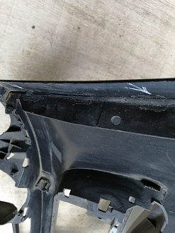 AA045536; Бампер передний; под паркт.; под омыват. (4L0 807 437) для Audi Q7 I (2005-2010)/БУ; Оригинал; Р1, Мелкий дефект; 