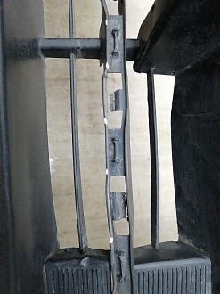 AA045835; Бампер передний; под паркт.; без омыват. (602002155AA) для Omoda C5 (2022- н.в.)/БУ; Оригинал; Р1, Мелкий дефект; 