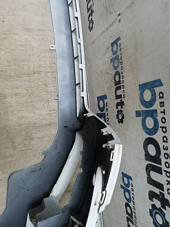 AA045675; Бампер передний; без паркт.; под омыват. (8K0 807 437 A) для Audi A4 B8/БУ; Оригинал; Р1, Мелкий дефект; 