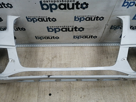 BA000257; Бампер передний, S-line; без паркт.; под омыват. (8R0 807 437 AC) для Audi Q5 I рест. (2012-2017)/БУ; Оригинал; Р1, Мелкий дефект; 