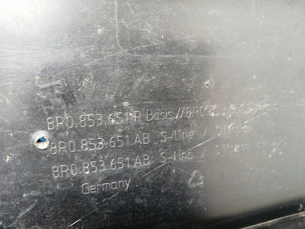 AA030398; Решётка радиатора, S-line; под паркт. (8R0 853 651 AB) для Audi Q5 I рест. (2012-2017)/БУ; Оригинал; Р2, Удовлетворительное; 
