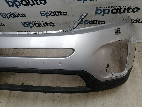 Фотография детали AA044586; Бампер передний; под паркт.; под омыват. (86511-2P500) для Kia Sorento II рест. (2012- 2020)/БУ; Оригинал; Р2, Удовлетворительное; . Фото номер 3