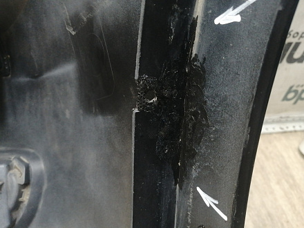 AA045974; Бампер передний; без паркт.; под омыват. (5K0807221) для Volkswagen Golf/БУ; Оригинал; Р1, Мелкий дефект; 