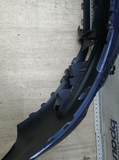 AA045789; Бампер передний; без паркт.; под омыват. (5M0807221N) для Volkswagen Golf Plus II (2009-2014)/БУ; Оригинал; Р2, Удовлетворительное; 