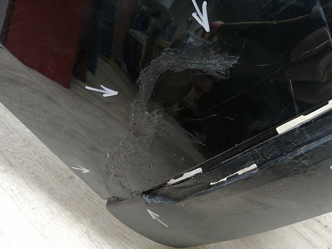 Фотография детали AA045861; Бампер передний; без паркт.; без омыват. (2803101XKZ0YA) для Haval M6 II (2021- н.в.)/БУ; Оригинал; Р1, Мелкий дефект; . Фото номер 8