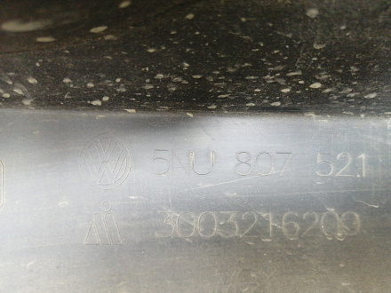 AA024909; Юбка заднего бампера; без паркт. ( 5NU807521) для Volkswagen Tiguan/БУ; Оригинал; Р1, Мелкий дефект; 