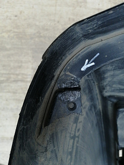 AA045603; Бампер передний; без паркт.; под омыват. (8K0 807 437 AC) для Audi A4 B8/БУ; Оригинал; Р1, Мелкий дефект; 