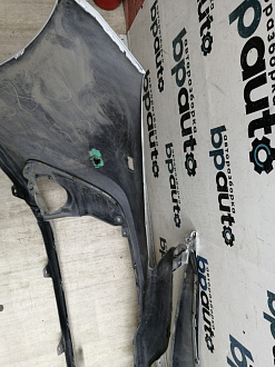 BA000119; Бампер передний; под паркт.; под омыват. (52119-06E50) для Toyota Camry 70 (2017 — 2021)/БУ; Оригинал; Р1, Мелкий дефект; 