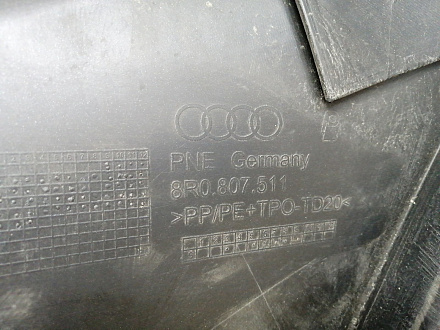 AA025849; Бампер задний; под паркт. (8R0 807 511) для Audi Q5 I (2008-2012)/БУ; Оригинал; Р1, Мелкий дефект; 