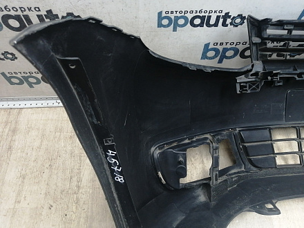 AA045718; Бампер передний; без паркт.; без омыват. (2K5807221A) для Volkswagen Caddy III рест. (2010-2015)/БУ; Оригинал; Р1, Мелкий дефект; 