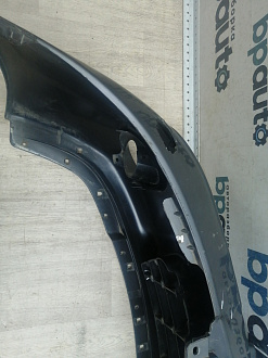 AA046010; Бампер передний; без паркт.; под омыват. (62022-BH10H) для Nissan Note I рест. (2009-2013)/БУ; Оригинал; Р1, Мелкий дефект; 