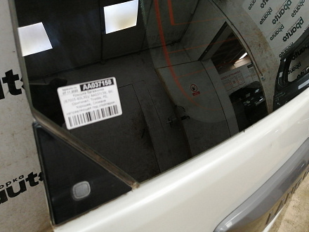 AA037158; Крышка багажника (67005-60L30) для Toyota Land Cruiser Prado/БУ; Оригинал; Р0, Хорошее; (070) Белый перламутр 3х. сл.
