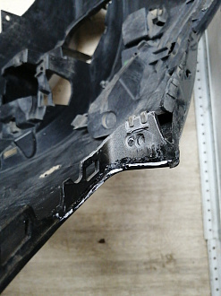 BA000172; Бампер передний; под паркт.; под омыват. (4G0 807 437) для Audi A6 C7/БУ; Оригинал; Р1, Мелкий дефект; 