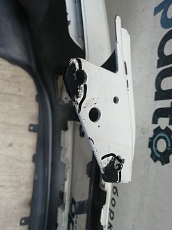 BA000239; Бампер передний; без паркт.; под омыват. (52119-42730) для Toyota Rav4 30 рест. V 2.4 (2009 - 2010)/БУ; Оригинал; Р1, Мелкий дефект; 