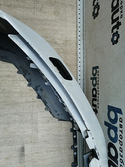 AA045690; Бампер передний; под паркт.; под омыват. (5СU807221A) для Volkswagen Jetta VI рест. (2015-2018)/БУ; Оригинал; Р1, Мелкий дефект; 