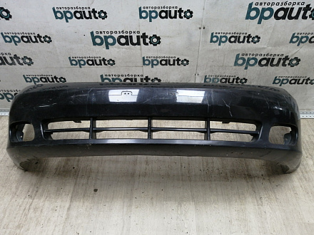 BA000100; Бампер передний; без паркт.; без омыват. (96545491) для Chevrolet Lacetti HB (2004-2013)/БУ; Оригинал; Р1, Мелкий дефект; 