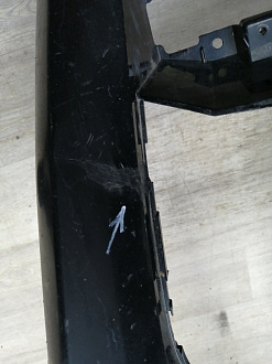 BA000163; Бампер передний; под паркт.; под омыват. (4G0 807 437) для Audi A6 C7/БУ; Оригинал; Р1, Мелкий дефект; 