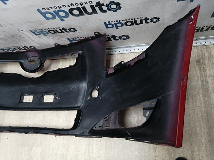 AA045678; Бампер передний; без паркт.; без омыват. (52119-02680) для Toyota Auris I (2007- 2010)/БУ; Оригинал; Р1, Мелкий дефект; 