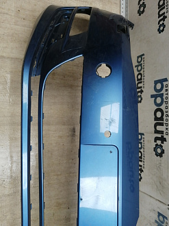 BA000226; Бампер передний; под паркт.; под омыват. (5G0807221) для Volkswagen Golf/БУ; Оригинал; Р1, Мелкий дефект; 