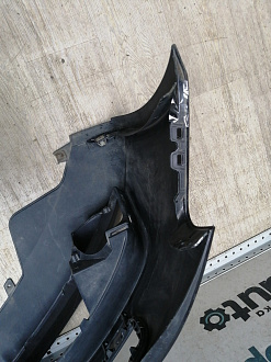 BA000155; Бампер передний; без паркт.; под омыват. (8K0 807 437 A) для Audi A4 B8/БУ; Оригинал; Р1, Мелкий дефект; 