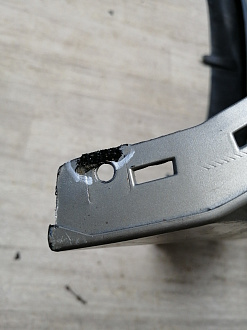 AA046106; Бампер передний, AMG; под паркт.; под омыват. (A1668854425) для Mercedes-Benz M-klasse III (W166) (2011-2015)/БУ; Оригинал; Р1, Мелкий дефект; 