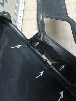 BA000268; Бампер передний; под паркт.; без омыват. (52119-33A30) для Lexus ES VI рест. (2015 - 2018)/БУ; Оригинал; Р1, Мелкий дефект; 