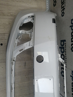 AA045975; Бампер передний; без паркт.; под омыват. (5K0807221) для Volkswagen Golf/БУ; Оригинал; Р1, Мелкий дефект; 